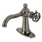 Kingston Brass KSD354RKXVN Single-Handle Bathroom Faucet with Push Pop-Up, Black Stainless KSD354RKXVN - alternate 1